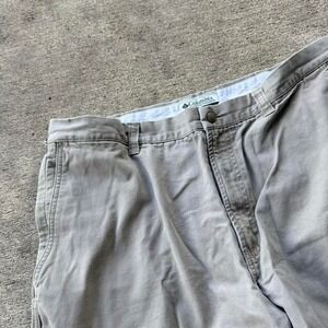 Baggy Columbia Carpenter Shorts Beige Workwear Utility Loose Fit